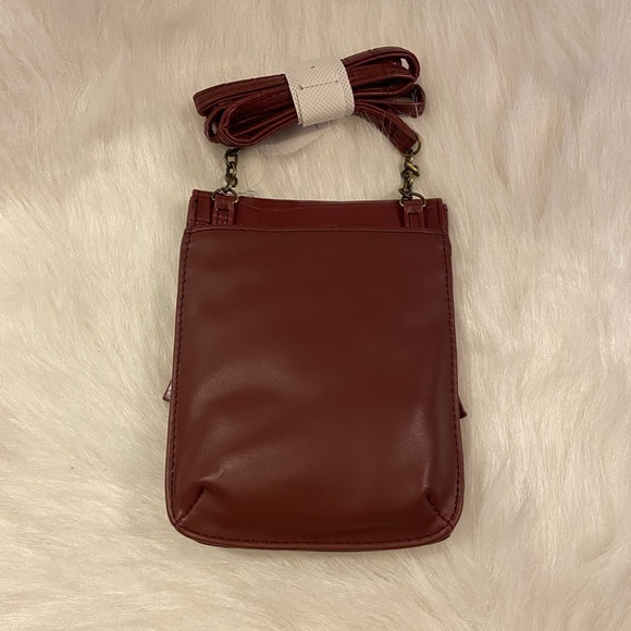 Time And Tru Crossbody Womens Maroon Purse‎ Handbag - Picture 3 of 3